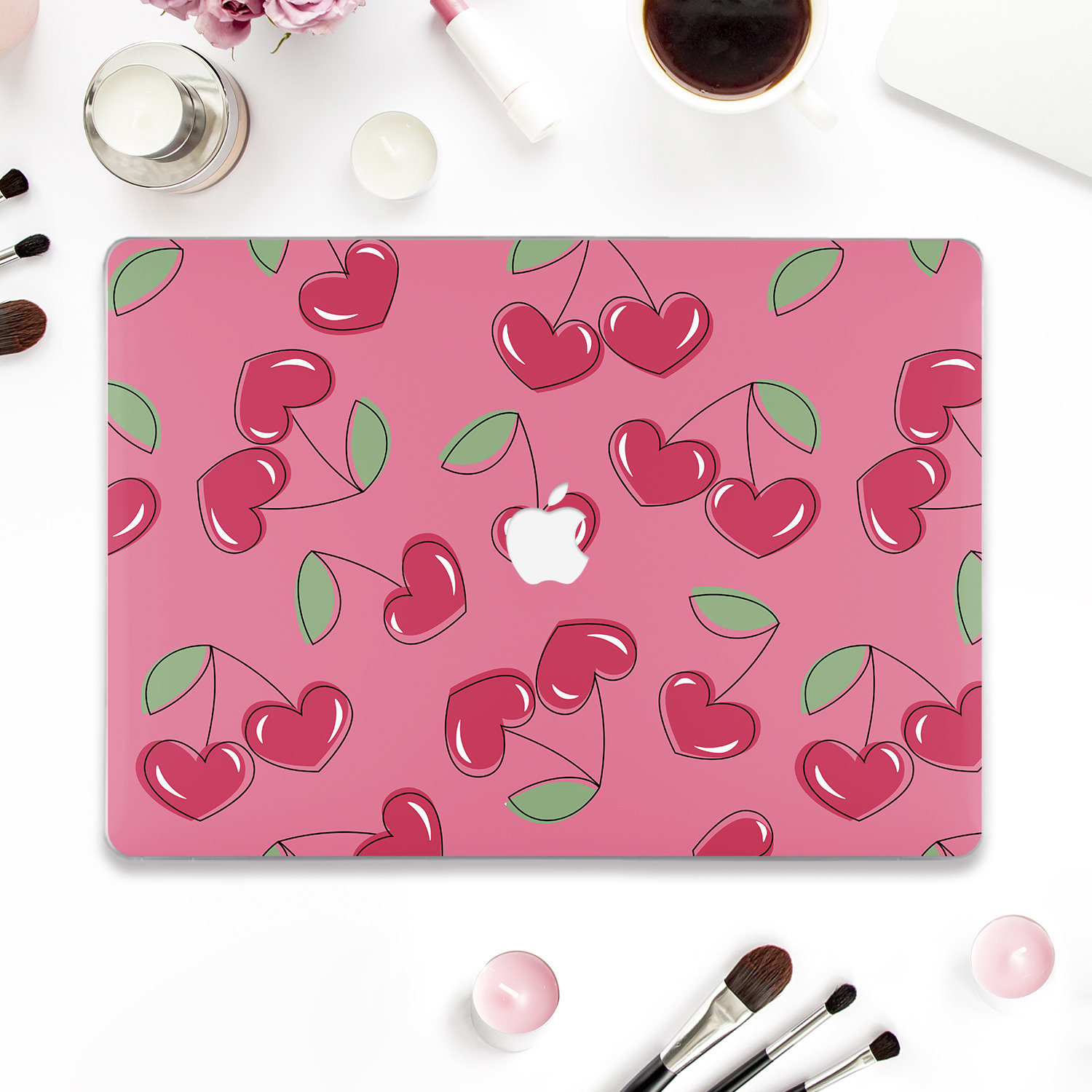 Pink Sweethearts MacBook Case –
