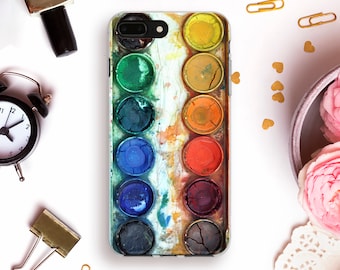 Paint iPhone case for iPhone 11 Pro Max XR X XS Art iPhone 8 Plus 7 for Galaxy S10 Pixel 4 XL Girl Men Artist To Paint Painted Artsy cover
