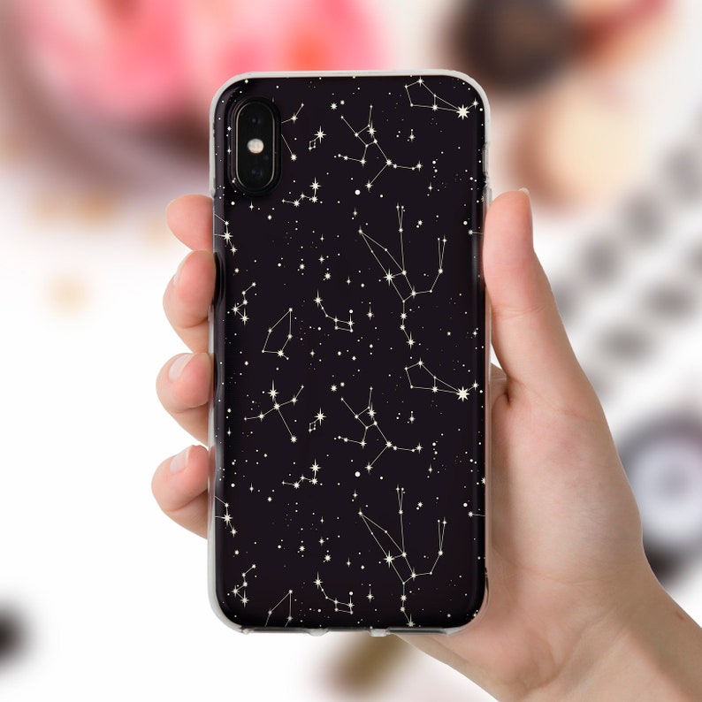 Stars Iphone Case 11 Pro XR XS Black Night Case for Iphone 8 Etsy