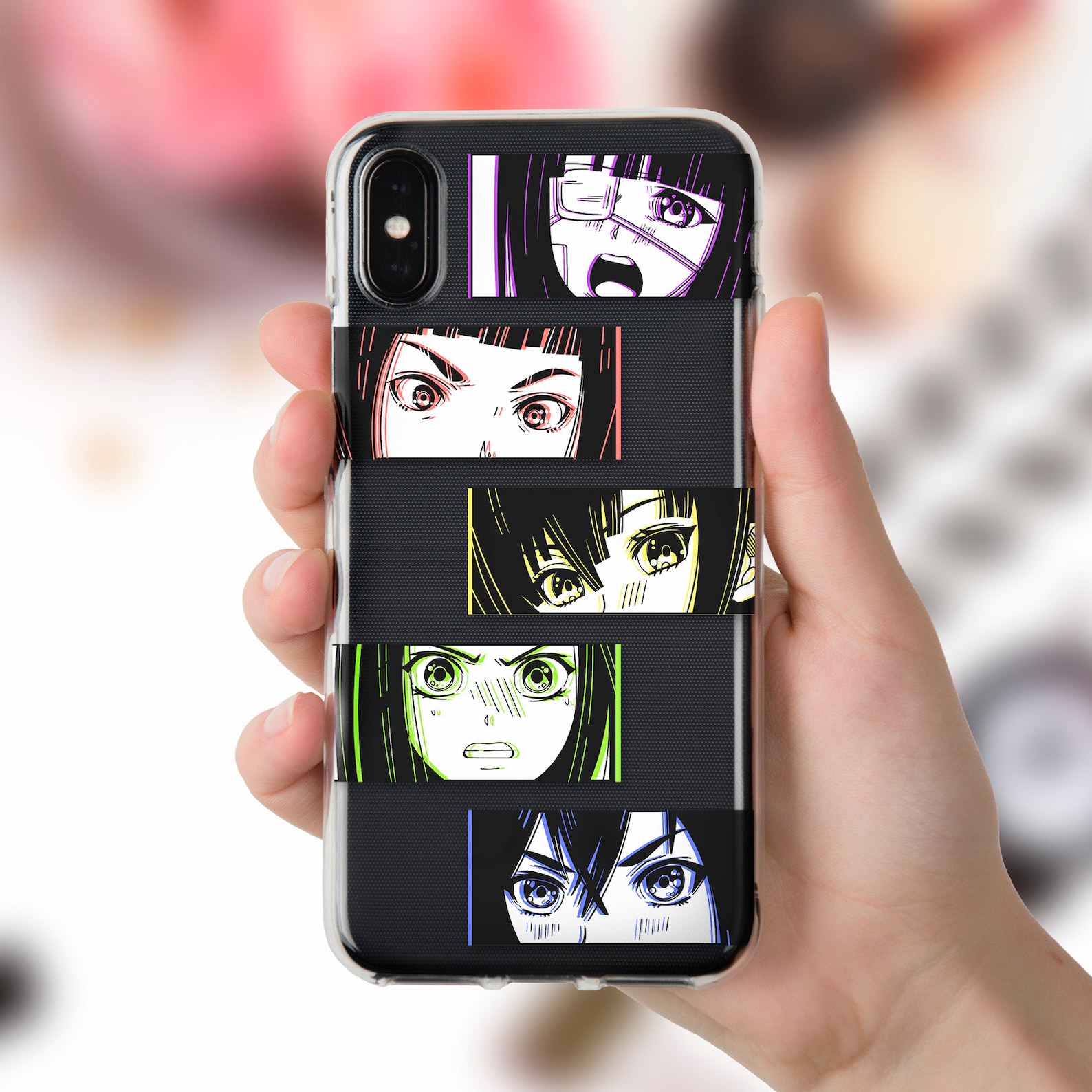 Anime iPhone case 11 Pro XR X Japanese case for iPhone 8 7 Etsy