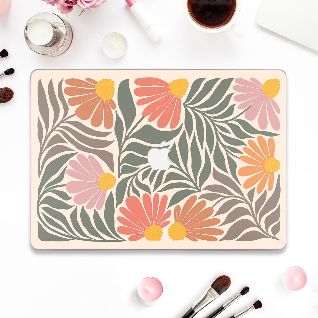 Boho MacBook Case Flowers MacBook Pro 13 Air 13 15 M2 M1 Pro 14 Inch ...