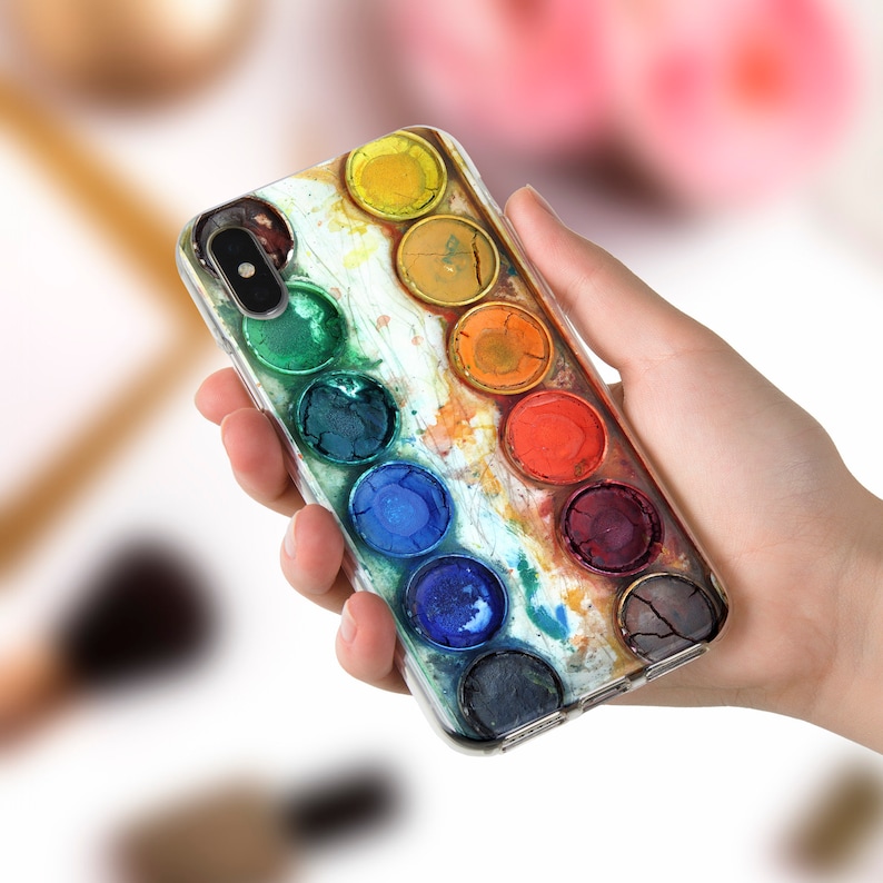 Paint Iphone Case for Iphone 11 Pro Max XR X XS Art Iphone 8 Etsy