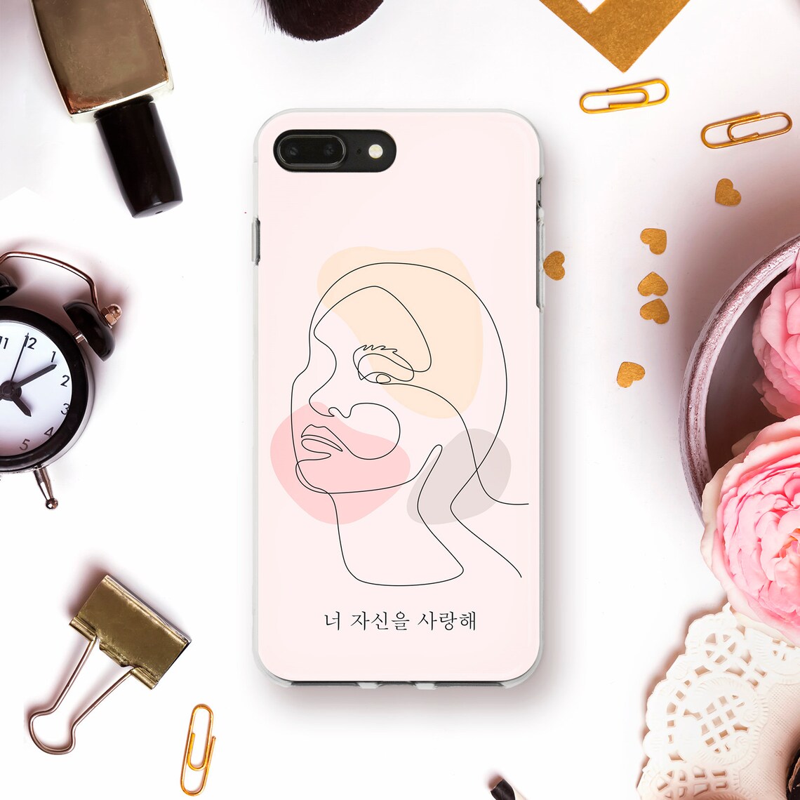 Korean iPhone case for iPhone 12 11 XR X 8 7 Girl case Galaxy Etsy