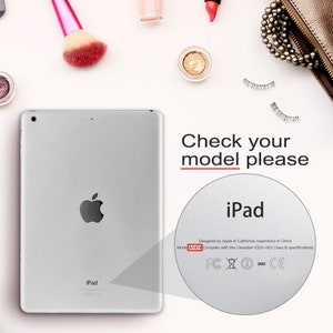 Initialen iPad Hülle Personalisierte iPad Pro 11 12.9 10.2 10.5 10th Air 5 10.9 9.7 Mini 6 Ästhetische Benutzerdefinierte Rosa Monogramm Luxus-Schildkrötenhülle Bild 4