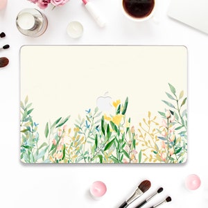 Etui na Macbooka Wildflowers Floral Macbook Pro 13 Air 13 15 M2 M1 Pro 14 Macbook Pro 16&quot; Estetyczna sztuka kwiatów Malowane etui na rośliny dla kobiet