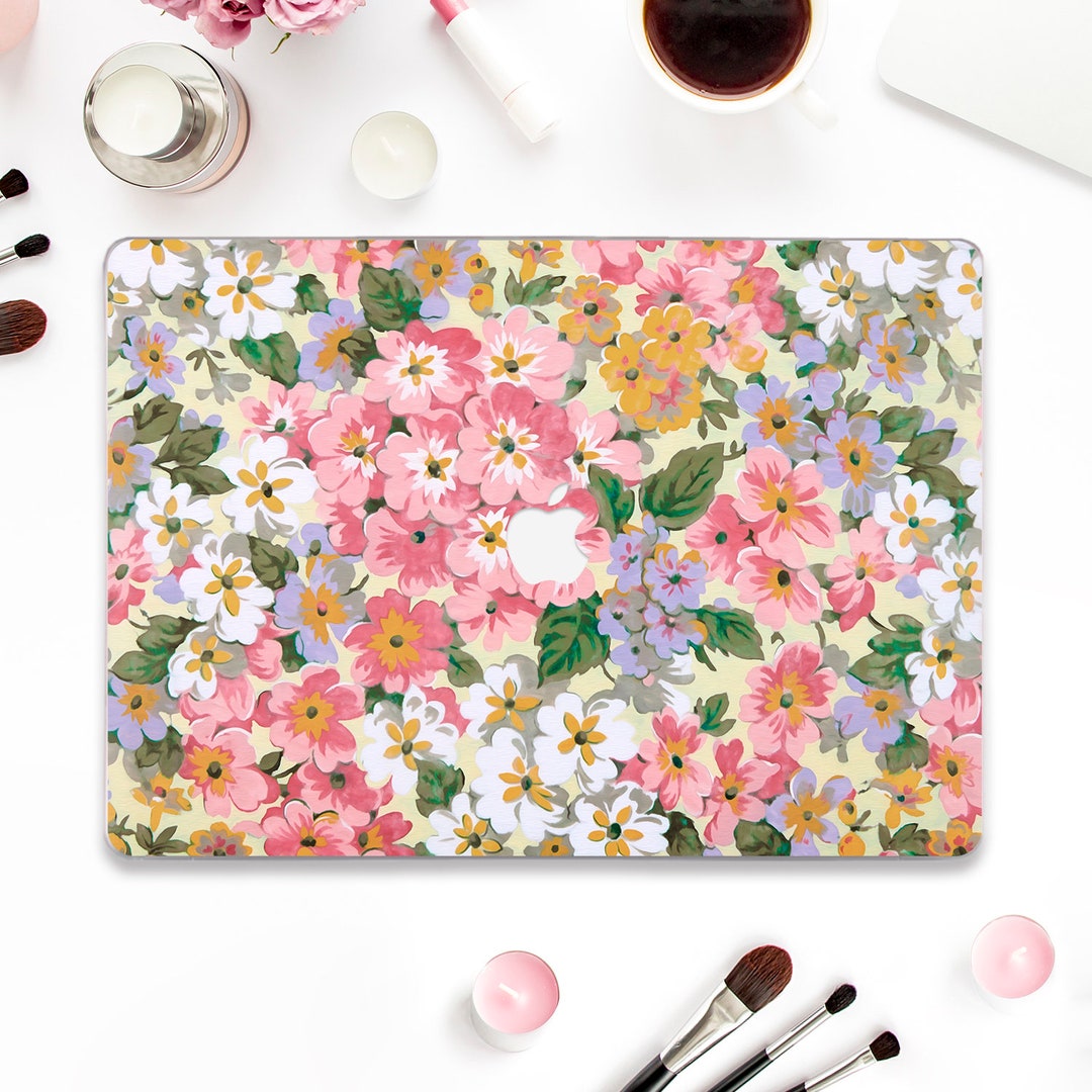 Cute MacBook Case Flowers MacBook Pro 13 Air 13 15 M2 M1 Pro Etsy