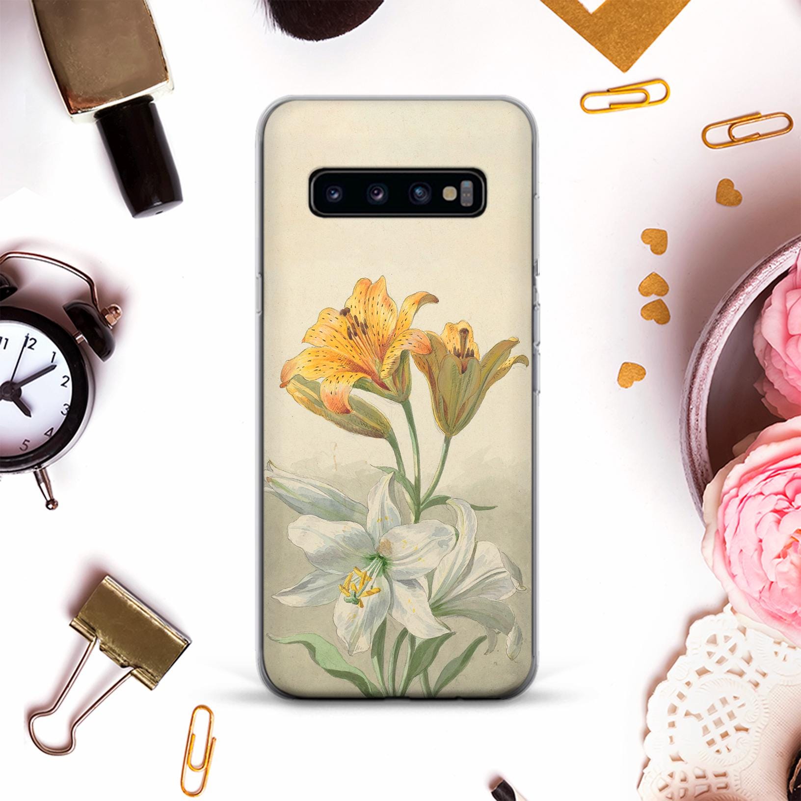 Lily Phone Case for Samsung Galaxy S24 Ultra Aesthetic Galaxy S23