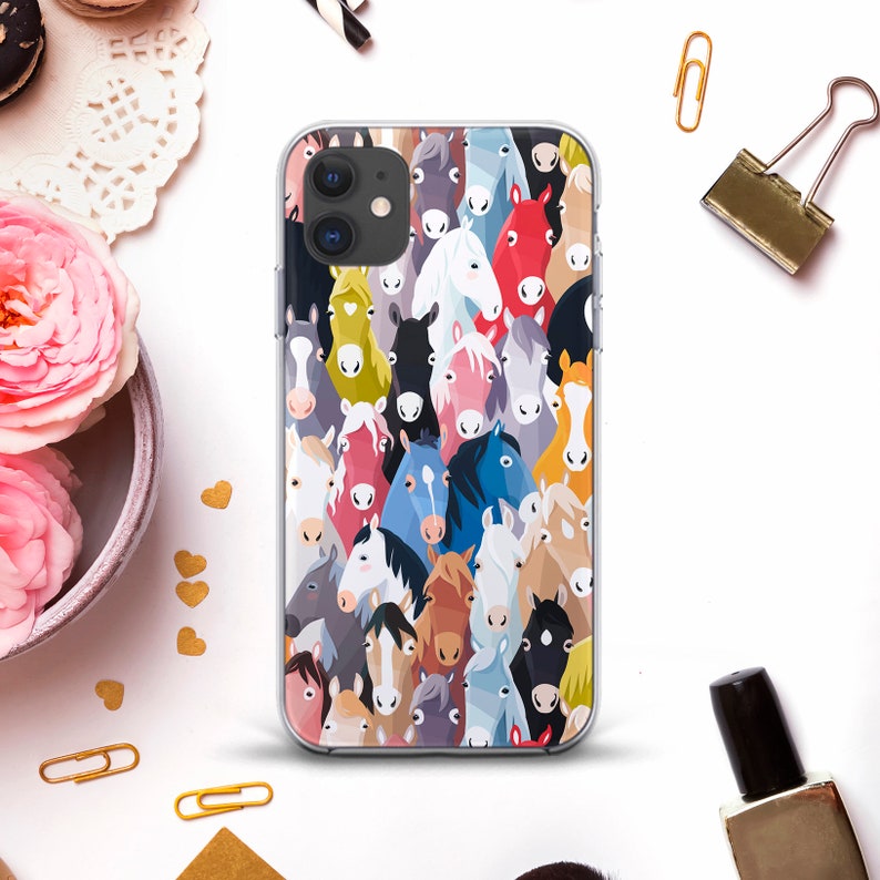 Horses Iphone Case for Iphone 11 Pro XR X 8 Plus 7 Cute Case Etsy