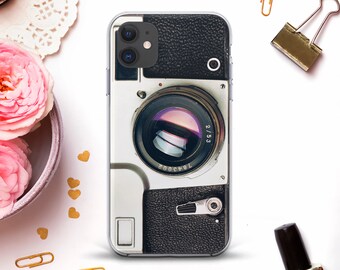 Retro iPhone case for iPhone 13 Max 12 11 XR for Men case Galaxy S22 S21 Vintage Old Photo Camera Trendy 60s 70s Design Hipster Phone case