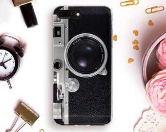 Retro iPhone case 11 Pro Max XR XS Vintage case for iPhone 8 Plus 7 Galaxy S10 Pixel 4 Looks Like Camera Design Men Guys Hipster 80s cover