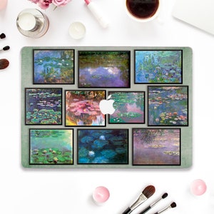 Monet Macbook case Paintings Macbook Pro 13 Air 13 15 M2 M1 Pro 14 M3 Macbook Pro 16&quot; Vintage art Aesthetic flowers nature Water lilies case