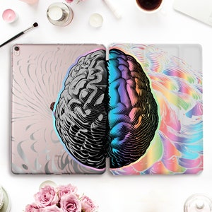 Brain iPad case Science iPad Pro 11 12.9 10.5 inch Nerd iPad 9.7 6th 10.2 7th gen 2019 Air 3 Mini 5 Men Medical Anatomy Smart Stand cover