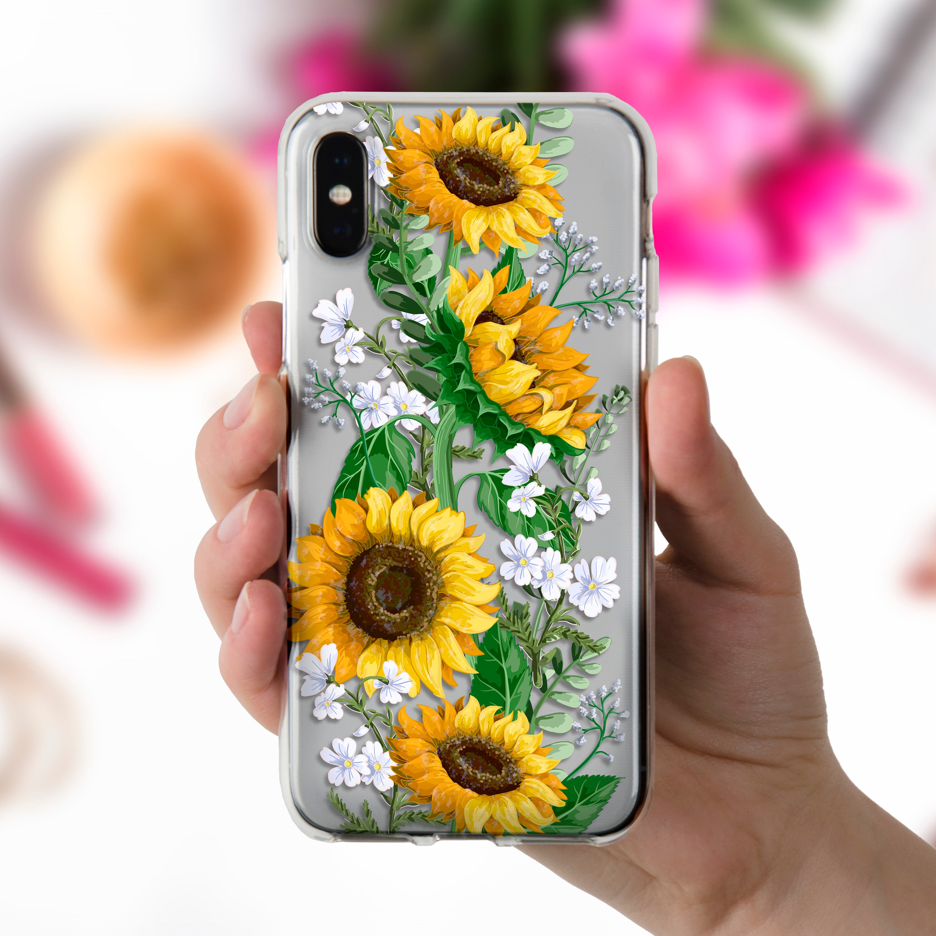 Sunflower Iphone Case for Iphone 11 Pro Max XR X XS Cute Etsy