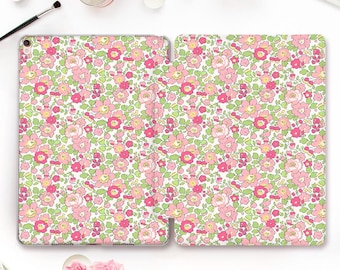 Lokigo Custodia Per IPad 10.2 Pollici (7a/8a/9a Generazione) – Con Supporto Multi-angolo, Design Pink Beach, Rosa