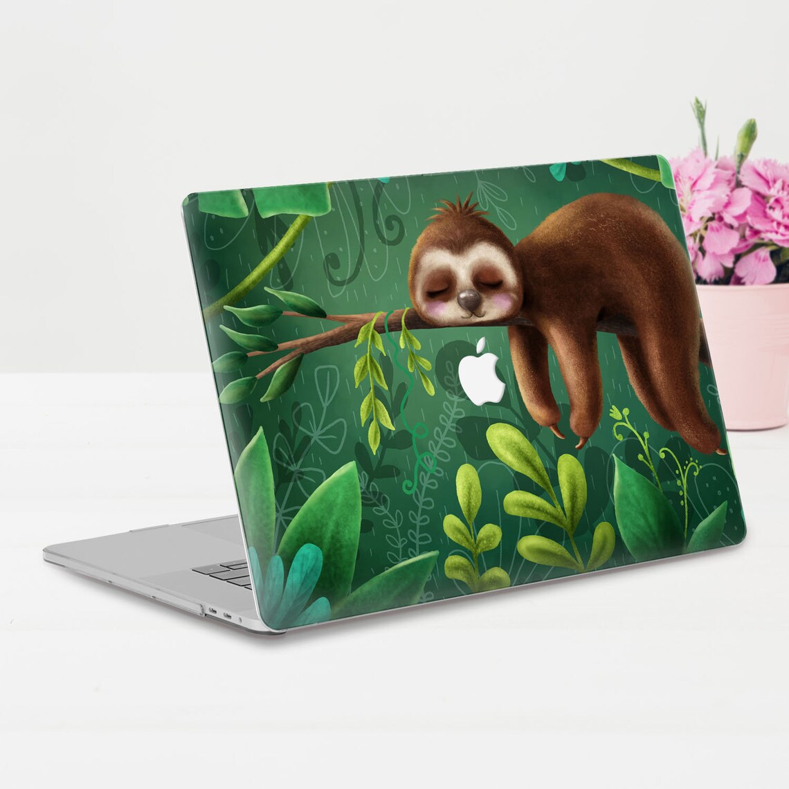 Sloth Macbook Case Cute Macbook Pro 13 Inch 2019 Air 13 Pro 15 Etsy