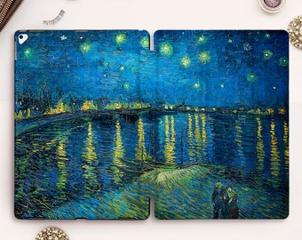 Custodia Van Gogh Autoritratto Per IPad &ndash; Cover Collage Multicolor, Modelli 7.9-12.9
