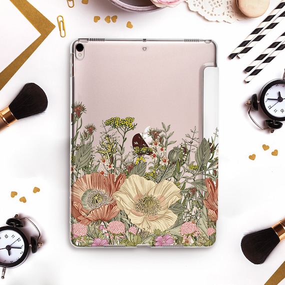 Coque pour iPad fleurs Art iPad Pro 11 12,9 10,5 10,2 9,7 pouces