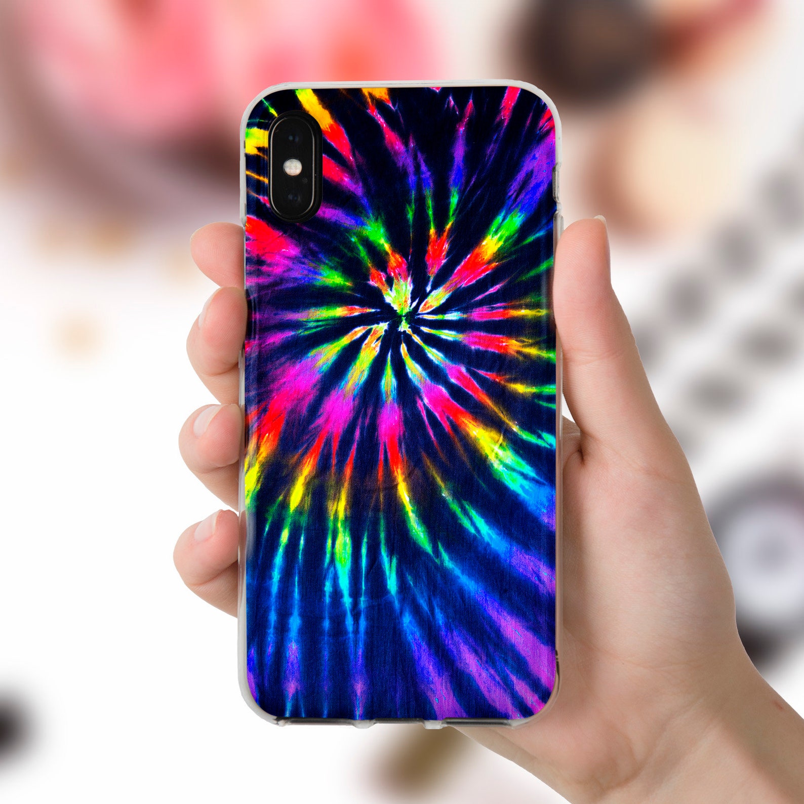 Tie Dye Iphone Case 11 Pro XR XS Vintage Case for Iphone 8 7 Etsy