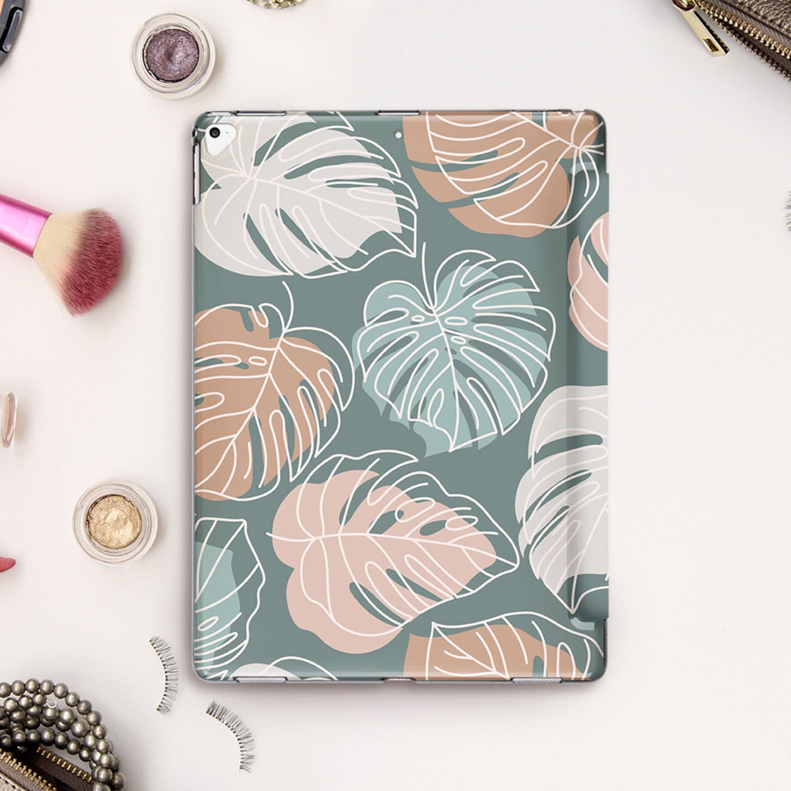Aesthetic Ipad Case Monstera Leaf Ipad Pro 11 12.9 10.5 9.7 - Etsy