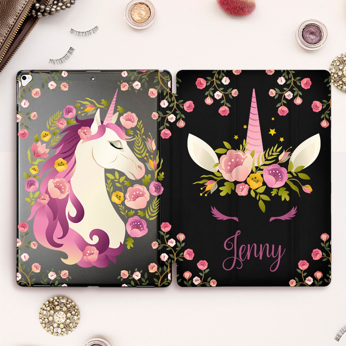 Unicorn iPad case for iPad Pro 11 12.9 10.5 Name iPad 10.2 7th Etsy