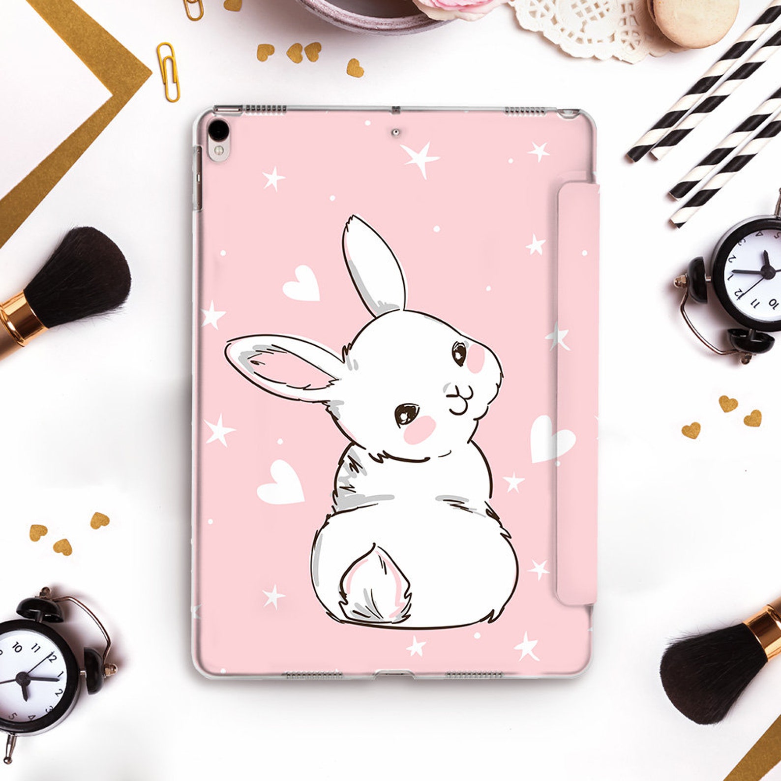 Bunny iPad case Cute iPad Pro 11 12.9 10.5 9.7 10.2 8th Air 4 Etsy
