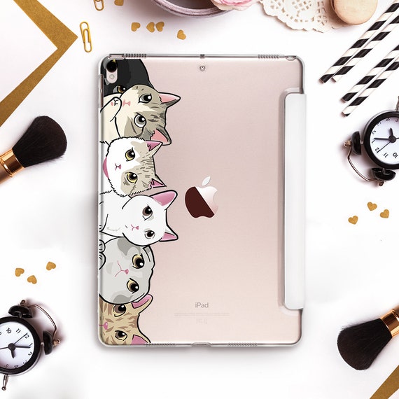 Cats iPad Case Cute iPad Pro 11 12.9 10.5 Kawaii iPad 9.7 10.2
