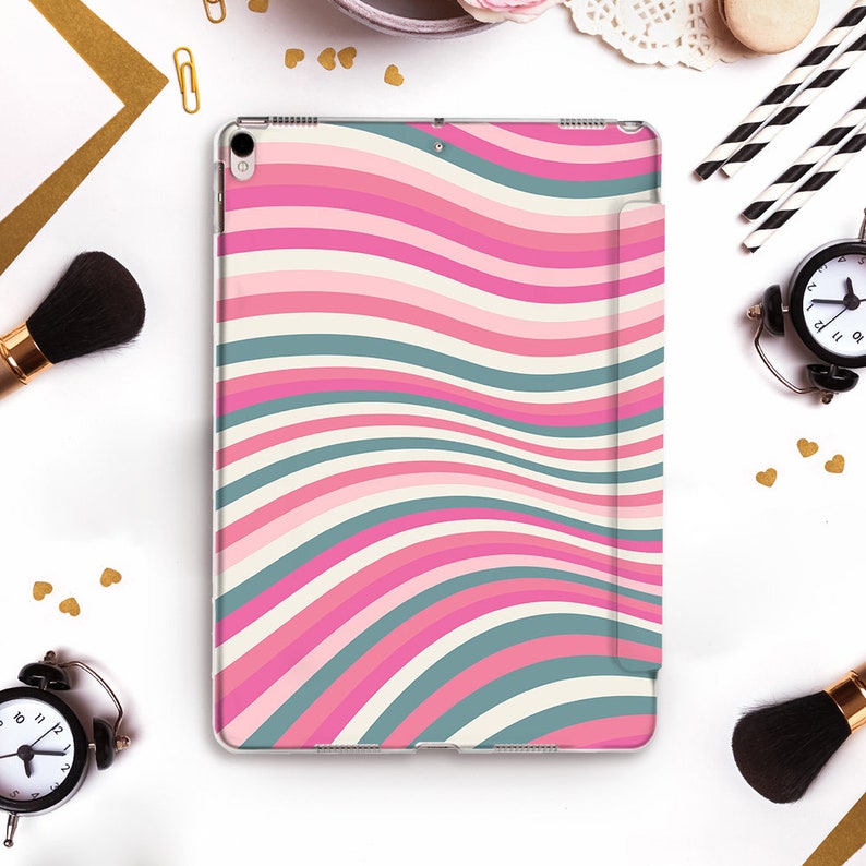 Lines iPad case Pink iPad Pro 11 12.9 10.5 Cute iPad 9.7 10.2 Etsy