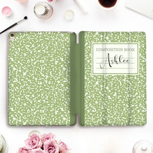 Notebook iPad case Name iPad Pro 11 12.9 10.2 9th 10.5 Air 5 10.9 9.7 Mini 6 Custom Trendy Personalized Cute Aesthetic Book case for Girls