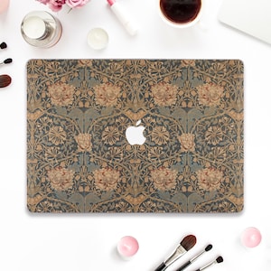 Aesthetic Macbook case Flowers Macbook Pro 13 Air 13 M2 M1 Pro 14 Pro 16 Pro 15&quot; Art Vintage floral pattern William Morris painting case