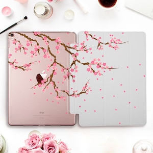 日本製 iPad ケース iPad Pro 11 12.9 10.5 花柄 iPad 10.2 第7世代 9.7 第6世代 iPad Air 3 Mini 5 女の子向け かわいい花 桜カバー