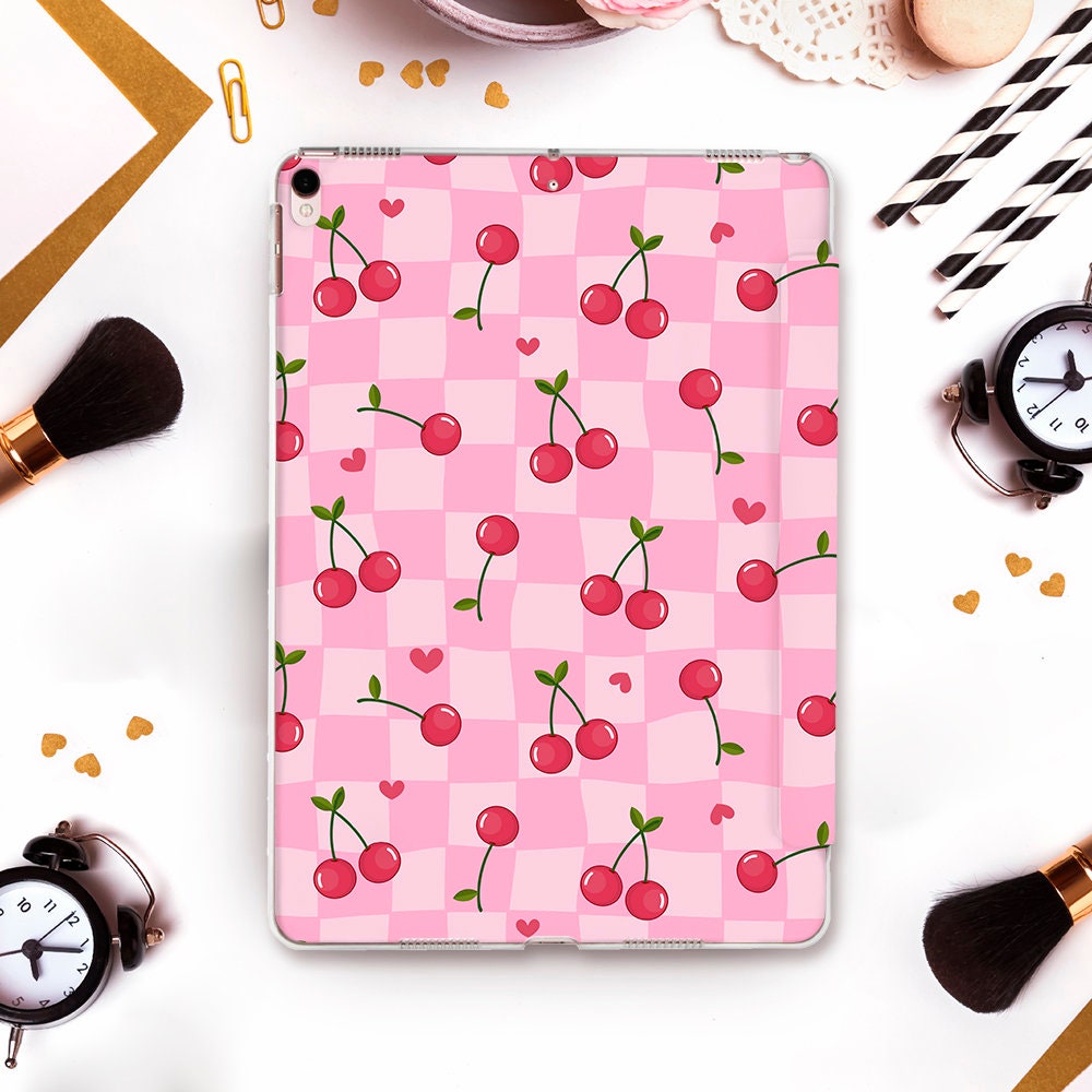 Cherry iPad Case Preppy iPad 10th 9th Air 5 Pro 12.9 11 iPad