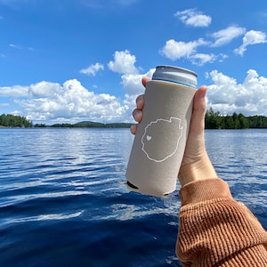 ADK inspired slim can koozies