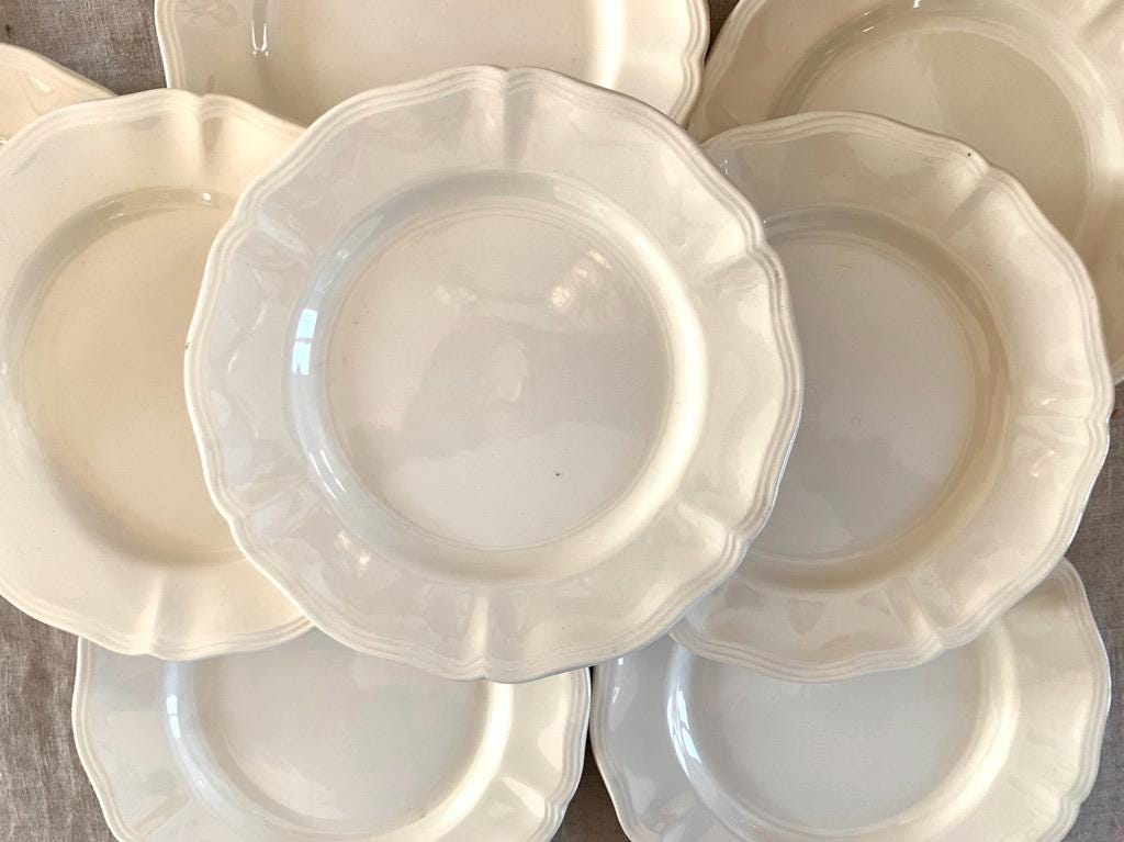 French bistro plates - Etsy 日本