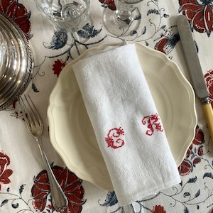 Antique French Ironstone Plate: Sarreguemines Creamware, Scalloped Edge