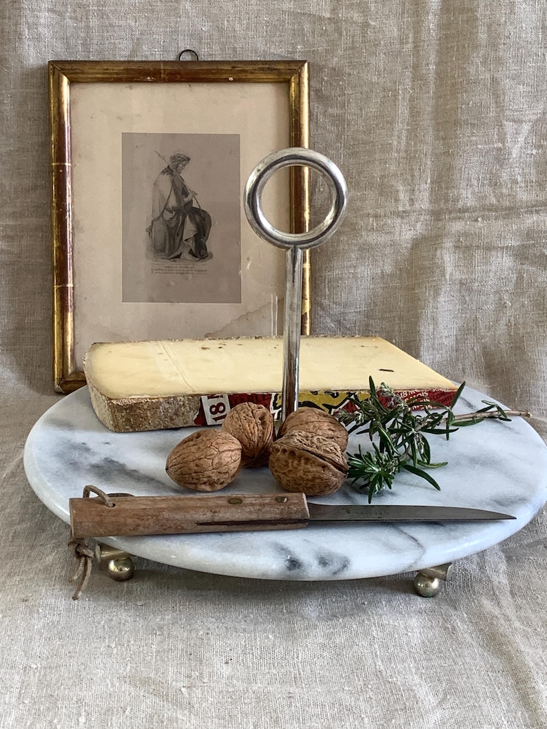 LeBazarFrancais Marble Revolving Tray - Thumbnail 2