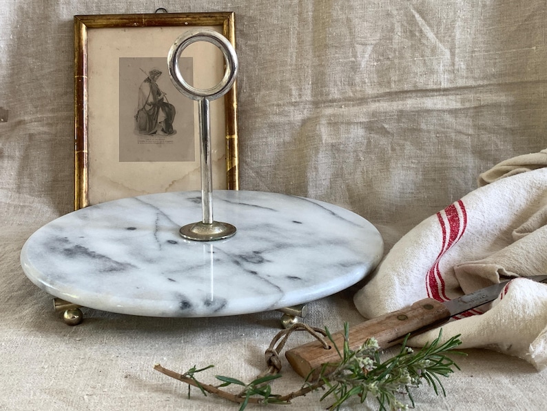 LeBazarFrancais Marble Revolving Tray - Thumbnail 5