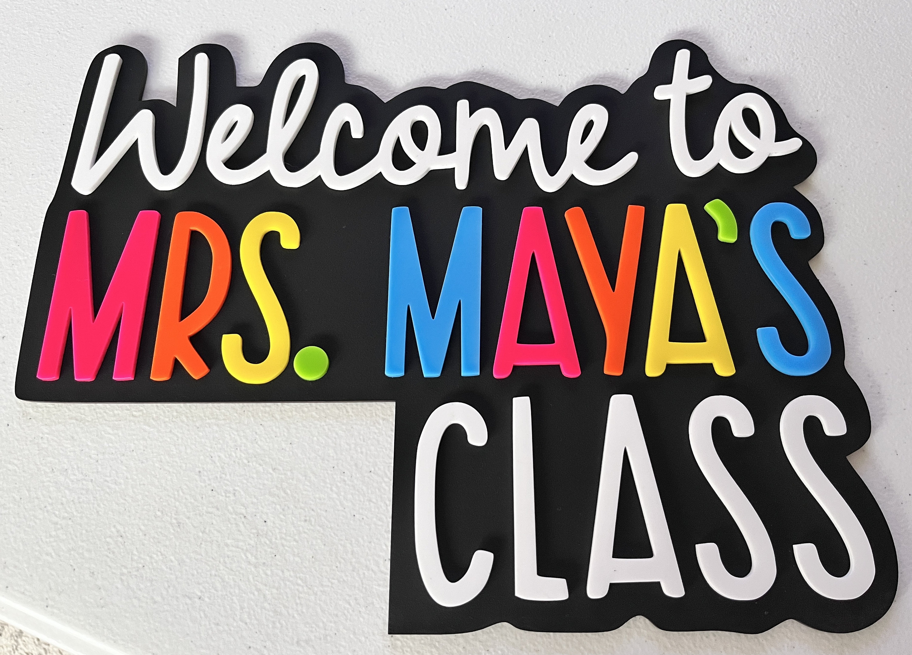 The OG Teacher Doorframe Sign!
