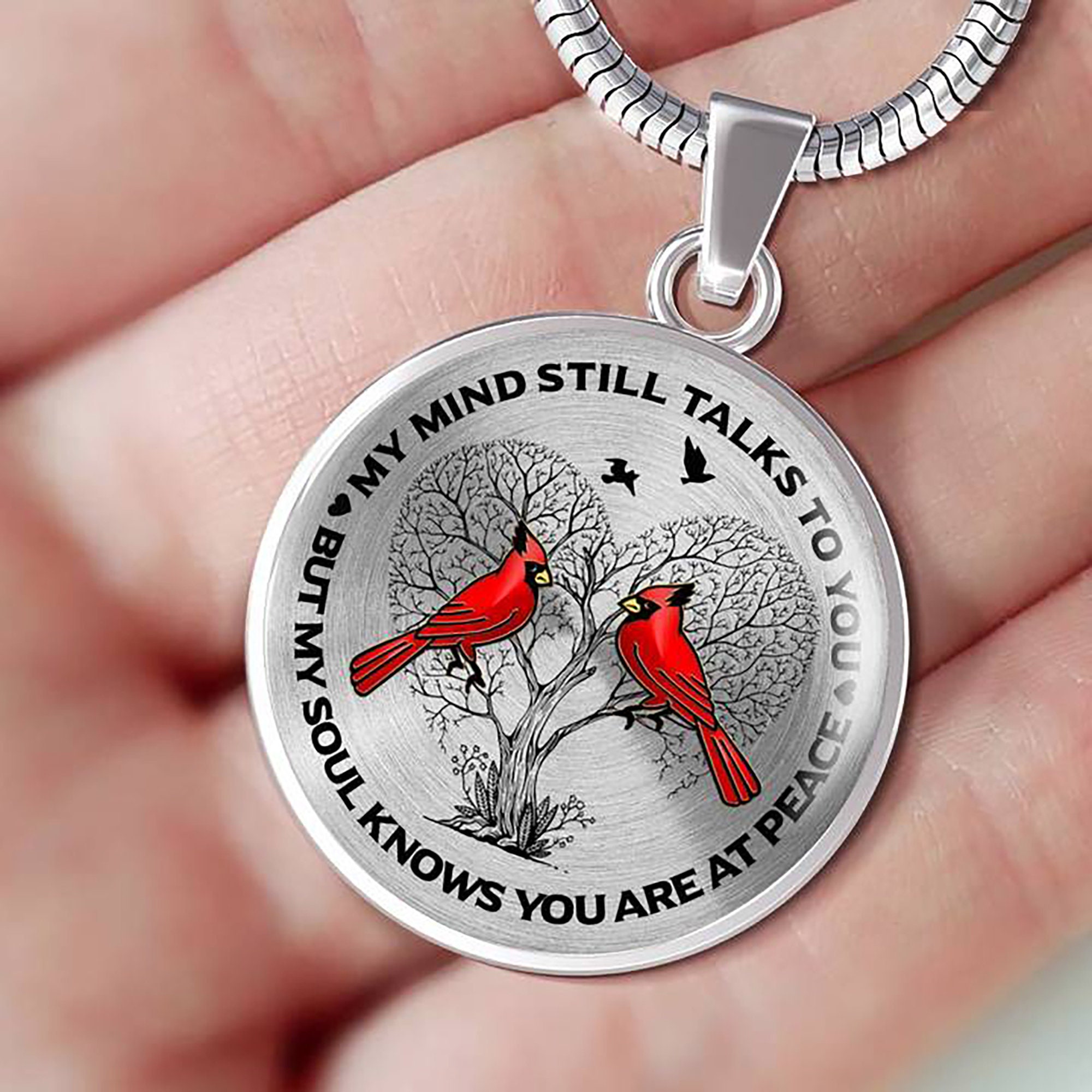 Cardinal Memorial Necklace 2025