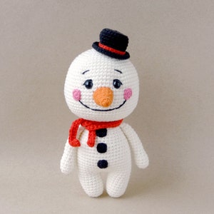 snowman easy crochet pattern