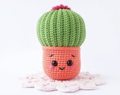 Crochet Cactus in a Cute Pot Amigurumi Crochet Pattern Amigurumi Cactus Crochet Pattern