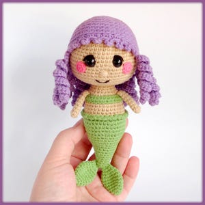 Mermaid doll Crochet Pattern