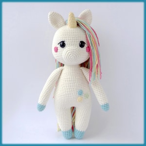 Candy the Unicorn Crochet Pattern amigurumi animal