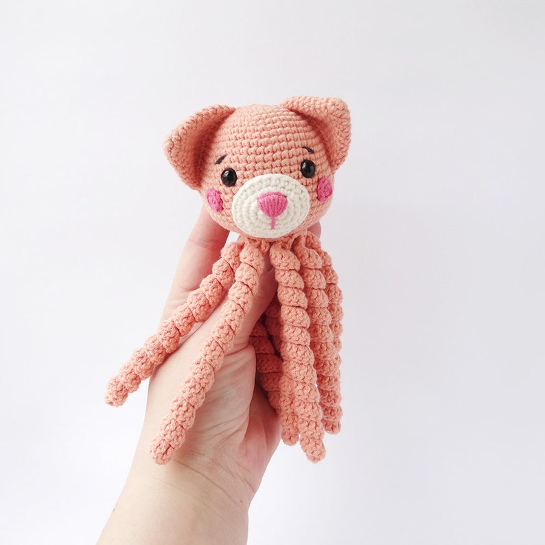 Cat Octopus Crochet Pattern Amigurumi Toy | Etsy