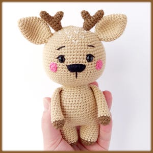 Deer Crochet Pattern amigurumi animal