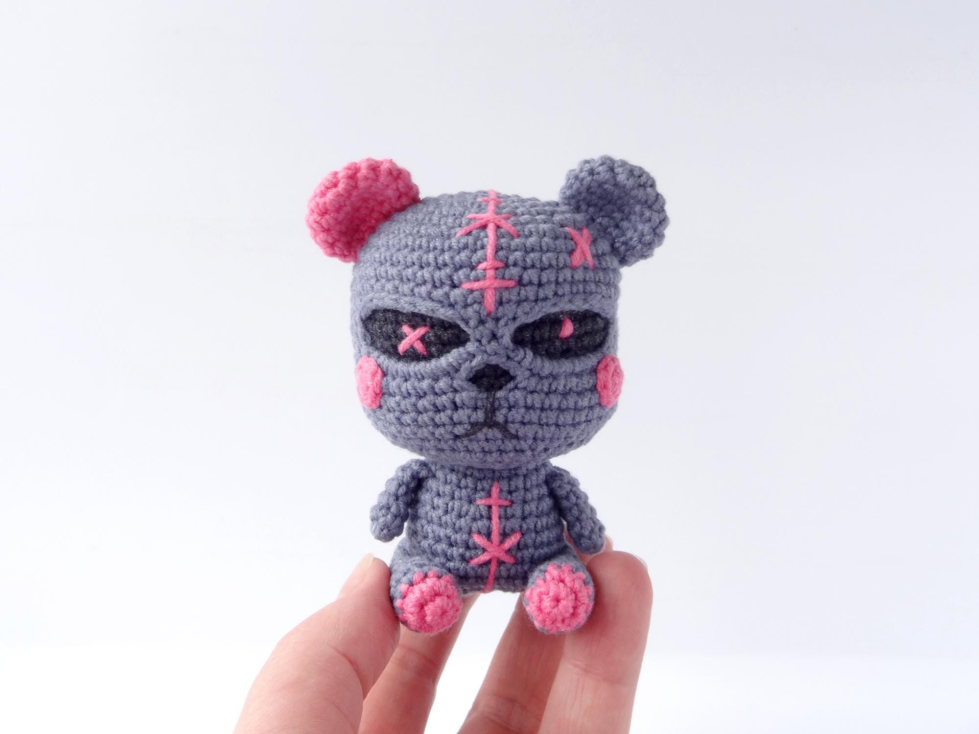 Scary Bear Crochet Pattern - Amigurumi Animal Toy PDF Tutorial - Etsy