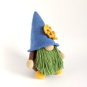 Amigurumi Sunflower Gnome Crochet Pattern
