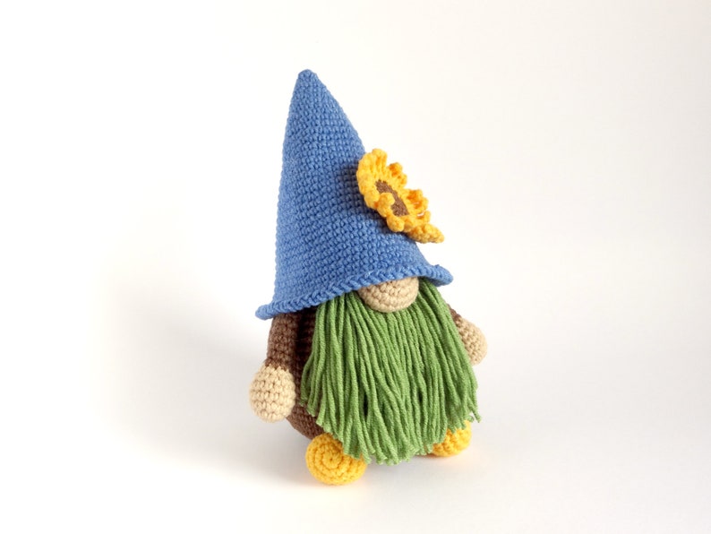 Amigurumi Sunflower Gnome Crochet Pattern