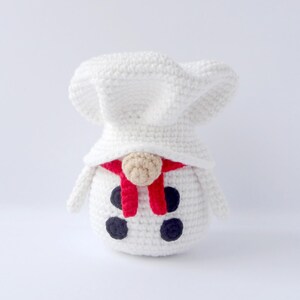 How to crochet chef gnome amigrumi pattern