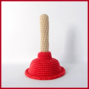 Toilet plunger Crochet Pattern