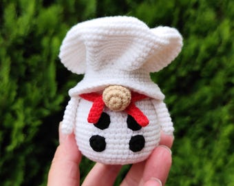 Mini chef gnome Crochet Pattern - amigurumi gnome PDF tutorial